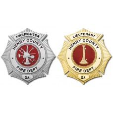 Smith & Warren® Henry County Fire Hat Badge